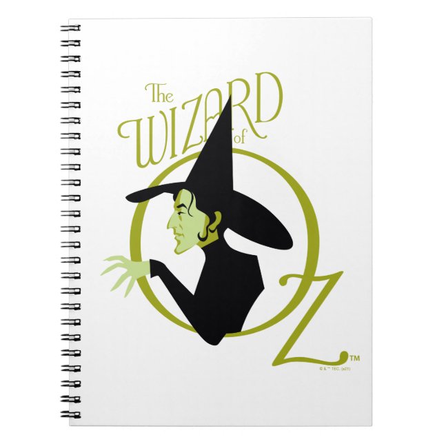 Wicked Witch™ Wizard of Oz™ Logotyp Anteckningsbok (Framsidan)