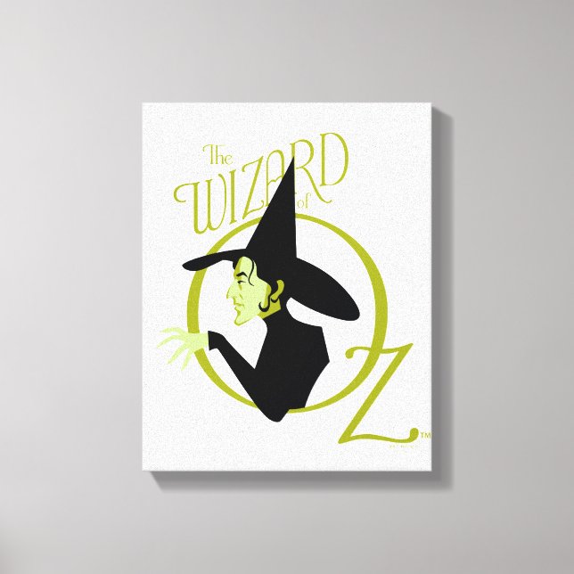 Wicked Witch™ Wizard of Oz™ Logotyp Canvastryck (Framsida)