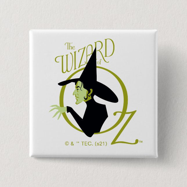 Wicked Witch™ Wizard of Oz™ Logotyp Knapp (Framsida)