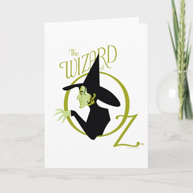 Wicked Witch™ Wizard of Oz™ Logotyp Kort (Framsida)