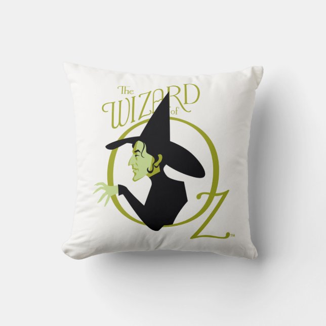 Wicked Witch™ Wizard of Oz™ Logotyp Kudde (Framsida)