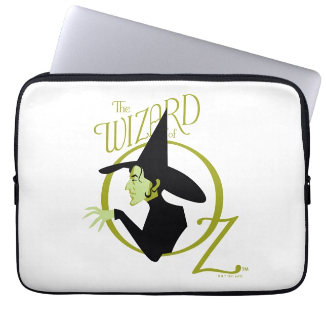 Wicked Witch™ Wizard of Oz™ Logotyp Laptop Fodral (Framsidan)
