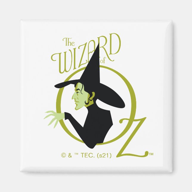 Wicked Witch™ Wizard of Oz™ Logotyp Magnet (Framsidan)