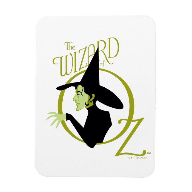Wicked Witch™ Wizard of Oz™ Logotyp Magnet (Vertikal)