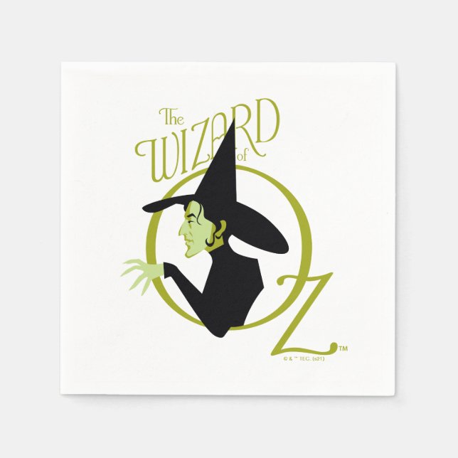 Wicked Witch™ Wizard of Oz™ Logotyp Pappersservett (Framsidan)