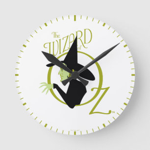Wicked Witch™ Wizard of Oz™ Logotyp Rund Klocka