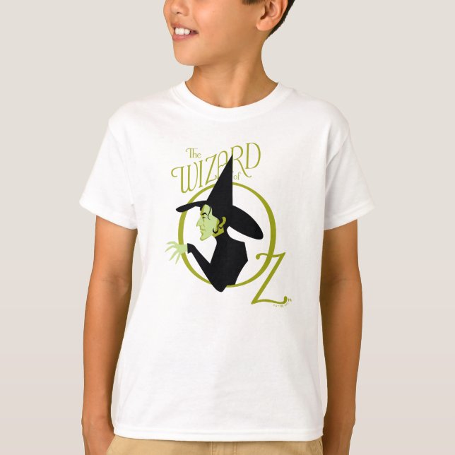 Wicked Witch™ Wizard of Oz™ Logotyp T Shirt (Framsida)