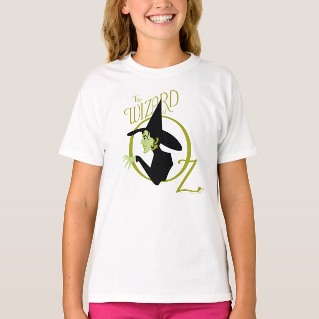 Wicked Witch™ Wizard of Oz™ Logotyp T Shirt (Framsida)
