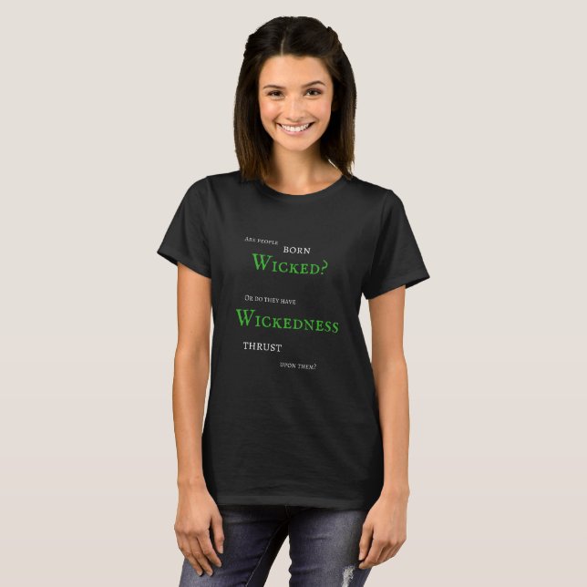 Wickednessskjorta T Shirt (Hel framsida)