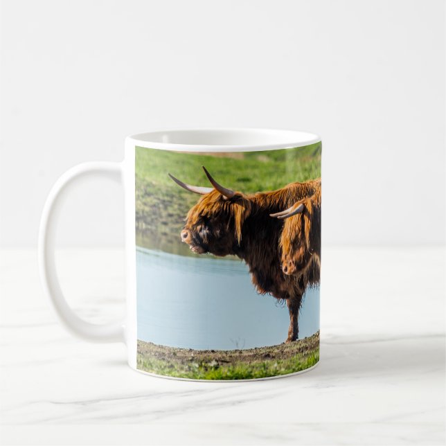 Wicken Fen cows Kaffemugg (Vänster)