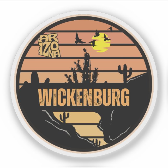 Wickenburg, Arizona Klistermärken (Framsida)