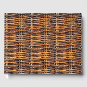 Wicker Basket Mönster Gästböcker