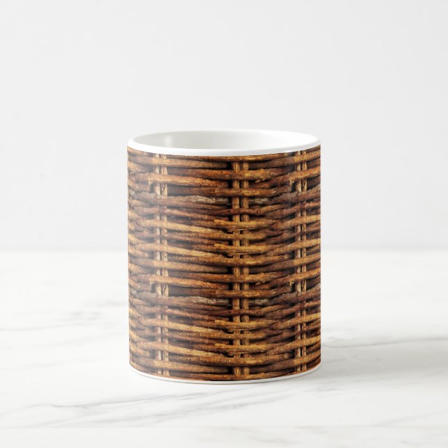 Wicker Basket Mönster Kaffemugg (Center)