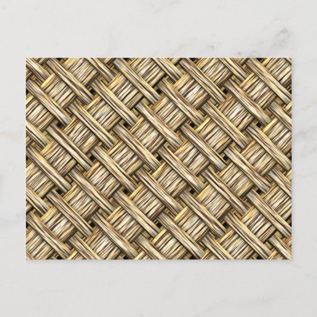 Wicker Basket Vykort (Framsida)