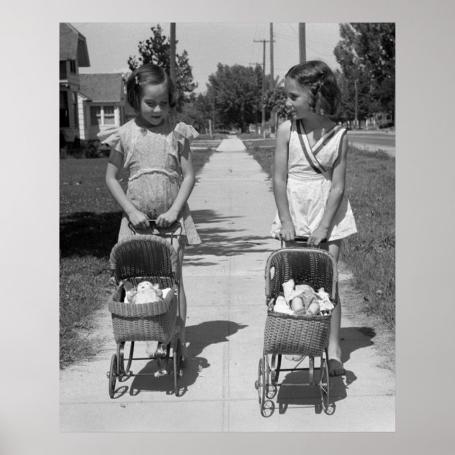 Wicker Doll Buggy, 1941 Poster (Framsidan)