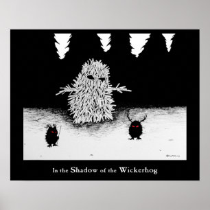 Wicker Hog Poster