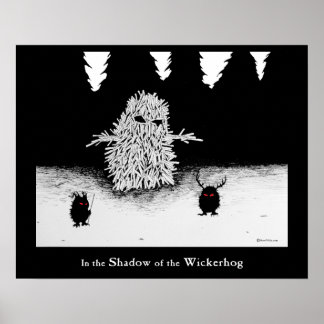 Wicker Hog Poster