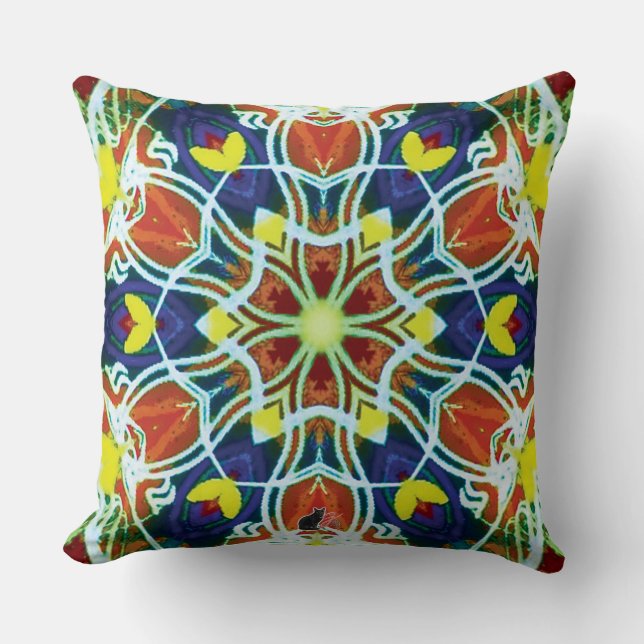 Wicker Kaleidoscope Pillow Kudde (Framsida)