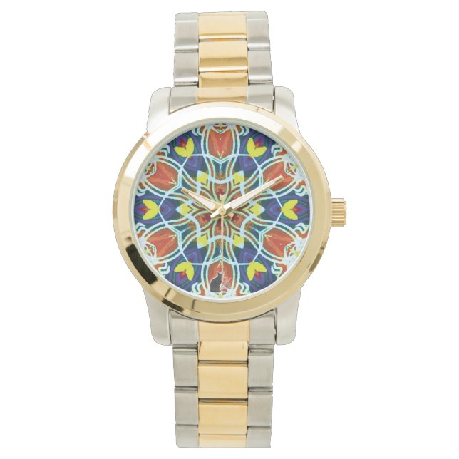 Wicker Kaleidoscope Watch Armbandsur (Framsida)
