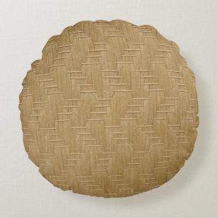 WICKER MÖNSTER RUND KUDDE