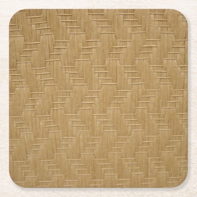 WICKER MÖNSTER UNDERLÄGG PAPPER KVADRAT (Framsidan)