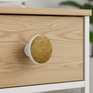 Wicker Rattan Boho Knopp