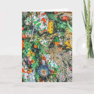 Wicker Reindeer Christmas Card Helgkort