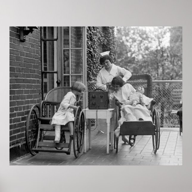 Wicker Wheelstolar, 1920-talet Poster (Framsidan)