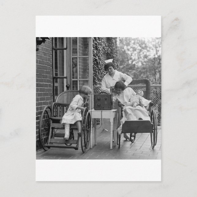 Wicker Wheelstolar, 1920-talet Vykort (Framsida)