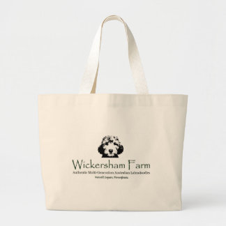 Wickersham Farm Branded Tote Jumbo Tygkasse