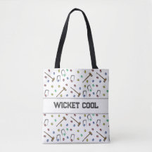 Wicket Coola Cute Croquet Pun Hand-Illustrated Boh
