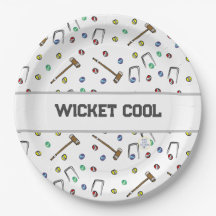 Wickets Coola Croquet Pun Hand-Illustrated Unique