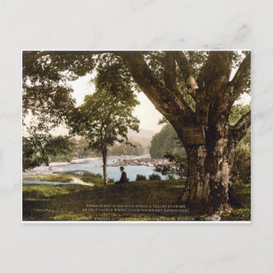 Wicklow Ireland, Thomas Moore Avoca dikt Vykort