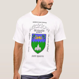 Wicklow Ireland Vapensköld T-Shirt