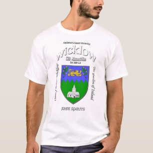 Wicklow Ireland Vapensköld T-Shirt