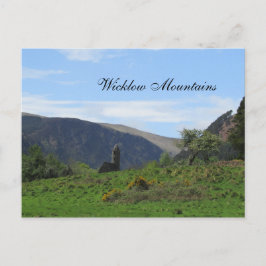 Wicklow Mountains Ireland Irish Land Ligcape Vykort