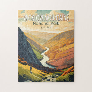 Wicklow Mountains National Park Ireland Travel Art Pussel