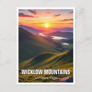 Wicklow Mountains National Park Ireland Travel Vykort