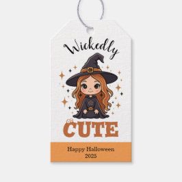 Wickly Cute Halloween Witch | Spooky Adsible Presentetikett