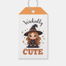 Wickly Cute Halloween Witch | Spooky Adsible Presentetikett