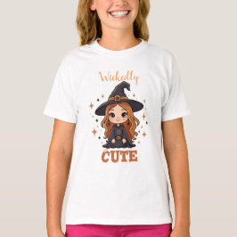 Wickly Cute Halloween Witch | Spooky Adsible T Shirt