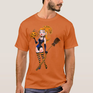 Wickly Wicked Halloween Witch T Shirt