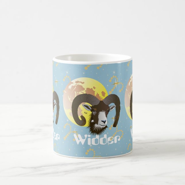 Widder 21. März bis 20. April Tasse Kaffemugg (Center)