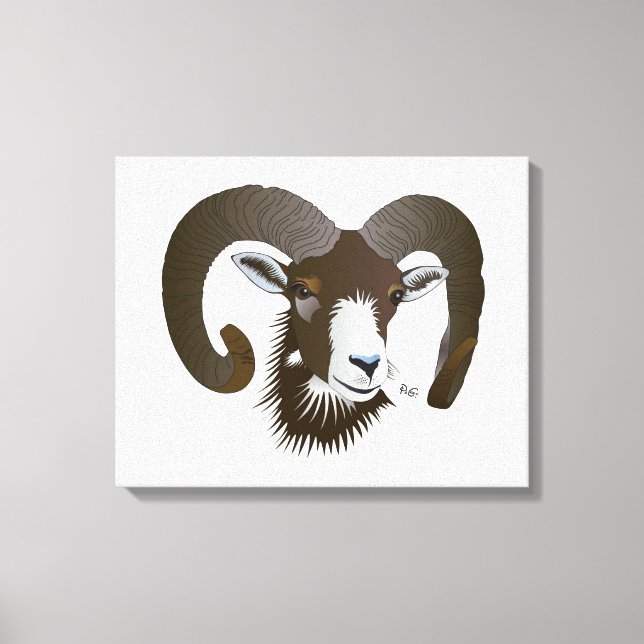 Widder - Sternzeichen Keilleinwand Canvastryck (Framsida)