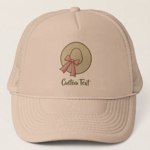 Wide Brimmed Hat-Gult Keps