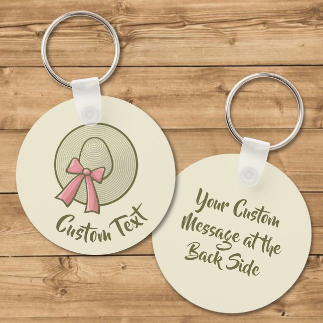 Wide Brimmed Hat-Gult Nyckelring (Skapare uppladdad)