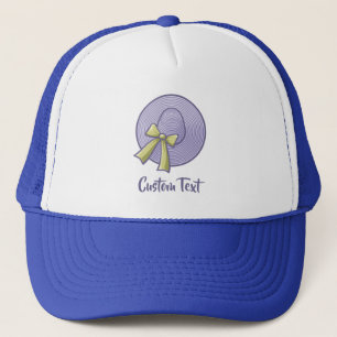 Wide Brimmed Hat Lilac Keps