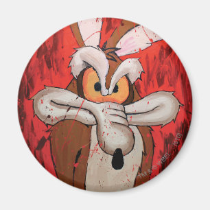 Wide E Coyote Red Fury Magnet