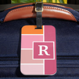 Wide Feminine Rand med Monogram Bagagebricka
