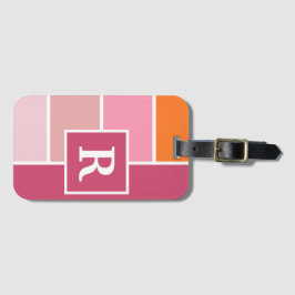 Wide Feminine Rand med Monogram Bagagebricka